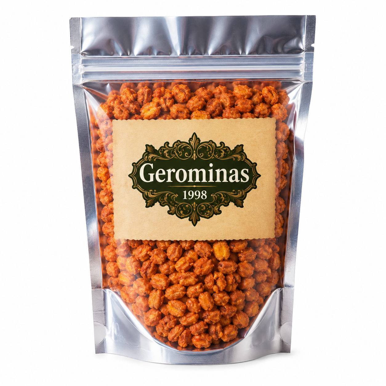 Gerominas BBQ Corn Nuts Roasted Corn Snacks