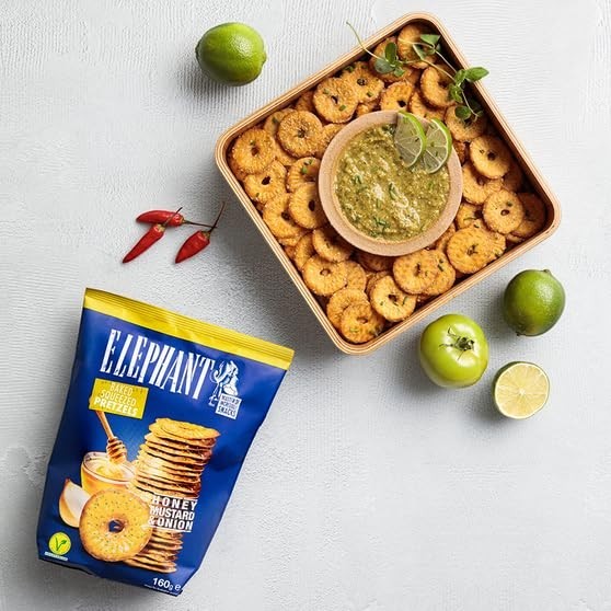Elephant Baked Squeezed Pretzels Honey Mustard product image at Pops Trading Company