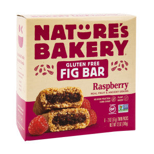 Nature's Bakery Gluten Free Raspberry Fig Bars 12 oz Box front of box