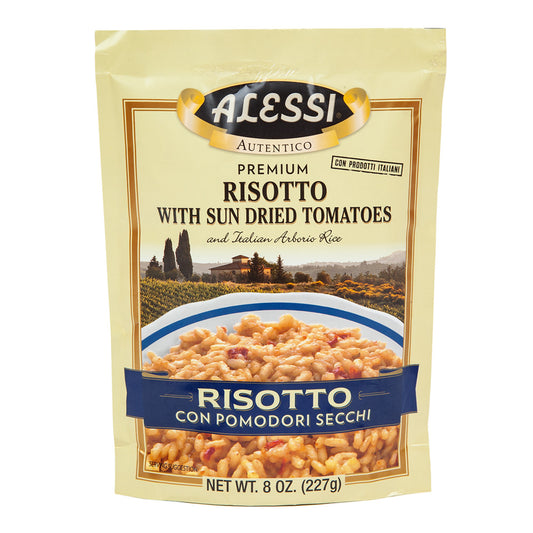 Alessi Risotto Sun Dried Tomato 8 oz - Alessi Italian Foods - Pops Trading Company