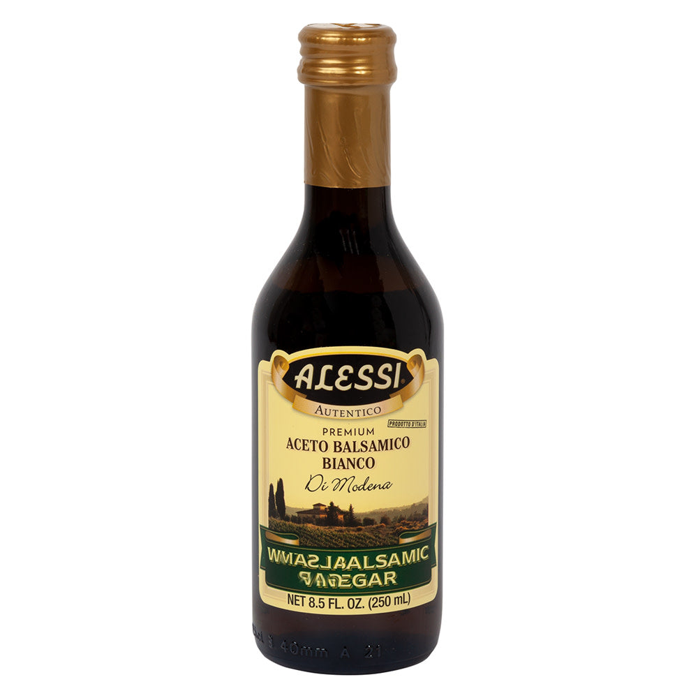 Alessi White Balsamic Vinegar 8.5 oz - Alessi Italian Foods - Pops Trading Company