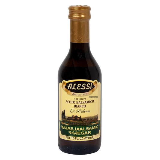 Alessi White Balsamic Vinegar 8.5 oz - Alessi Italian Foods - Pops Trading Company