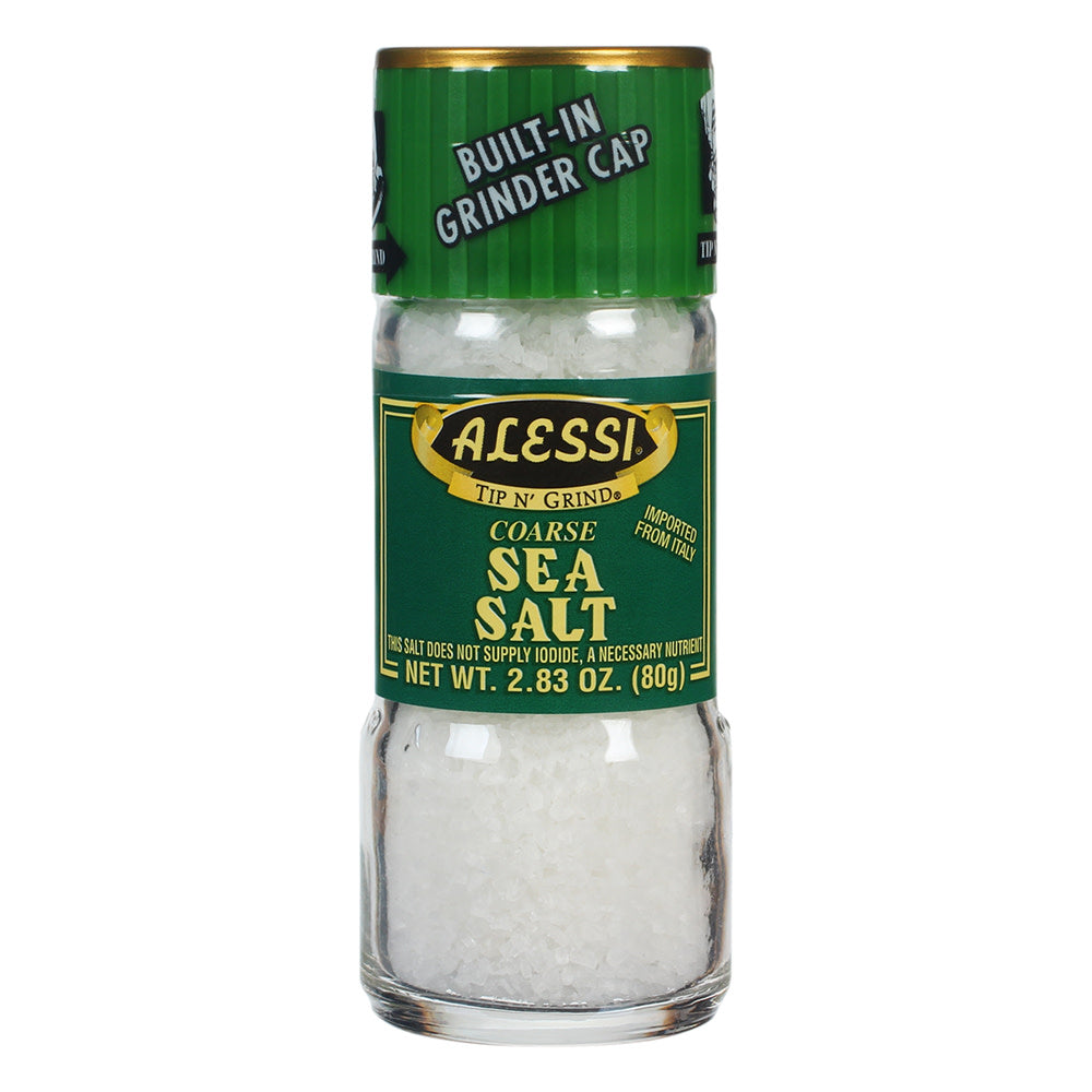 Alessi Sea Salt Grinder 2.83 oz - Alessi Italian Foods - Pops Trading Company