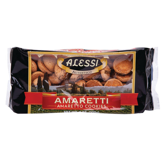 Alessi Amaretti Cookies 7 oz - Alessi Italian Foods - Pops Trading Company