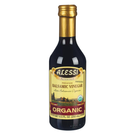 Alessi Organic Red Balsamic Vinegar 8.5 oz - Alessi Italian Foods - Pops Trading Company