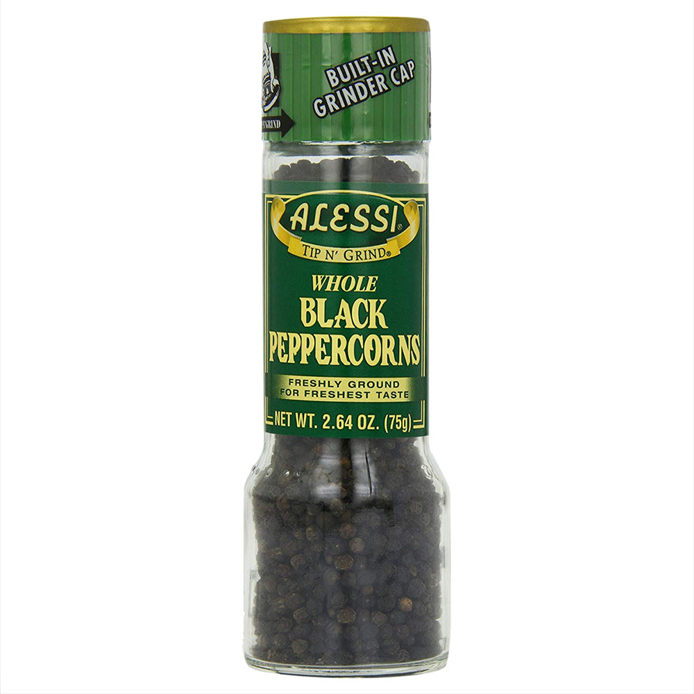 Alessi Black Peppercorn Grinder 2.65 oz - Alessi Italian Foods - Pops Trading Company