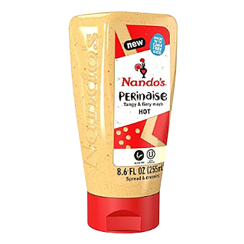 Nando's Hot PERinaise Sauce, 8.6 oz 6 Pack bottle for dipping, marinating, grilling, sandwiches, and everyday meals