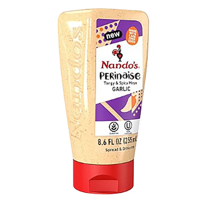 Nando's Garlic PERinaise Sauce, 8.6 oz 6 Pack bottle for dipping, marinating, grilling, sandwiches, and everyday meals