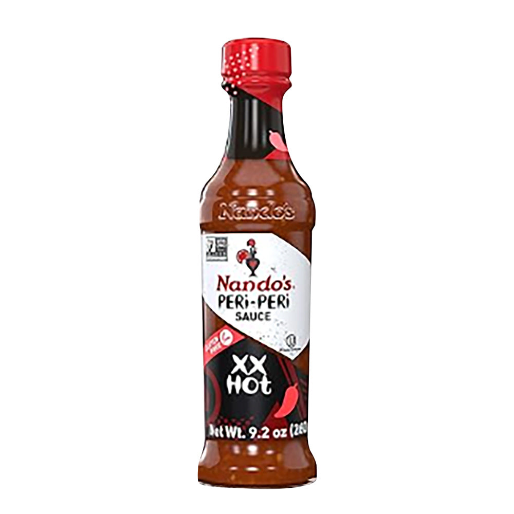 Nando's Extra Hot PERi-PERi Sauce, 9.2 oz 6 Pack bottle for dipping, marinating, grilling, sandwiches, and everyday meals