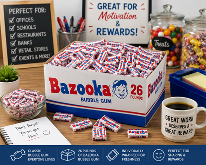 nan product image – Bazooka bubble gum and nostalgic candy