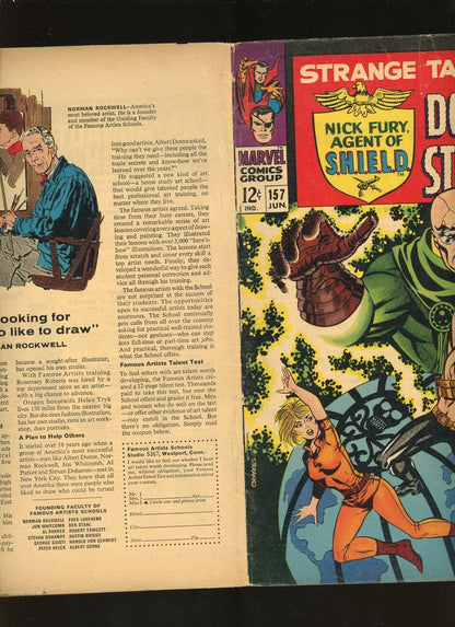Strange Tales #157 (1967) additional condition photo collectible raw comic