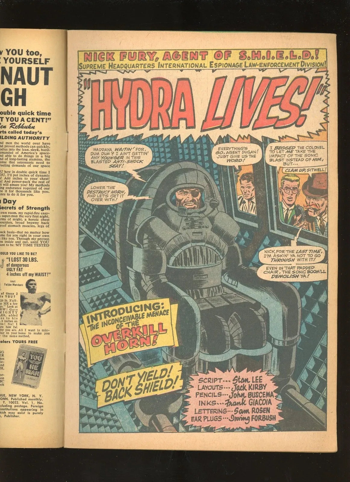 Strange Tales #150 (1966) interior page condition photo