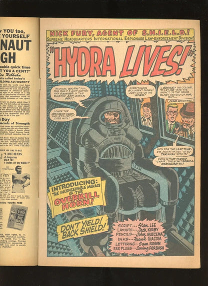 Strange Tales #150 (1966) interior page condition photo