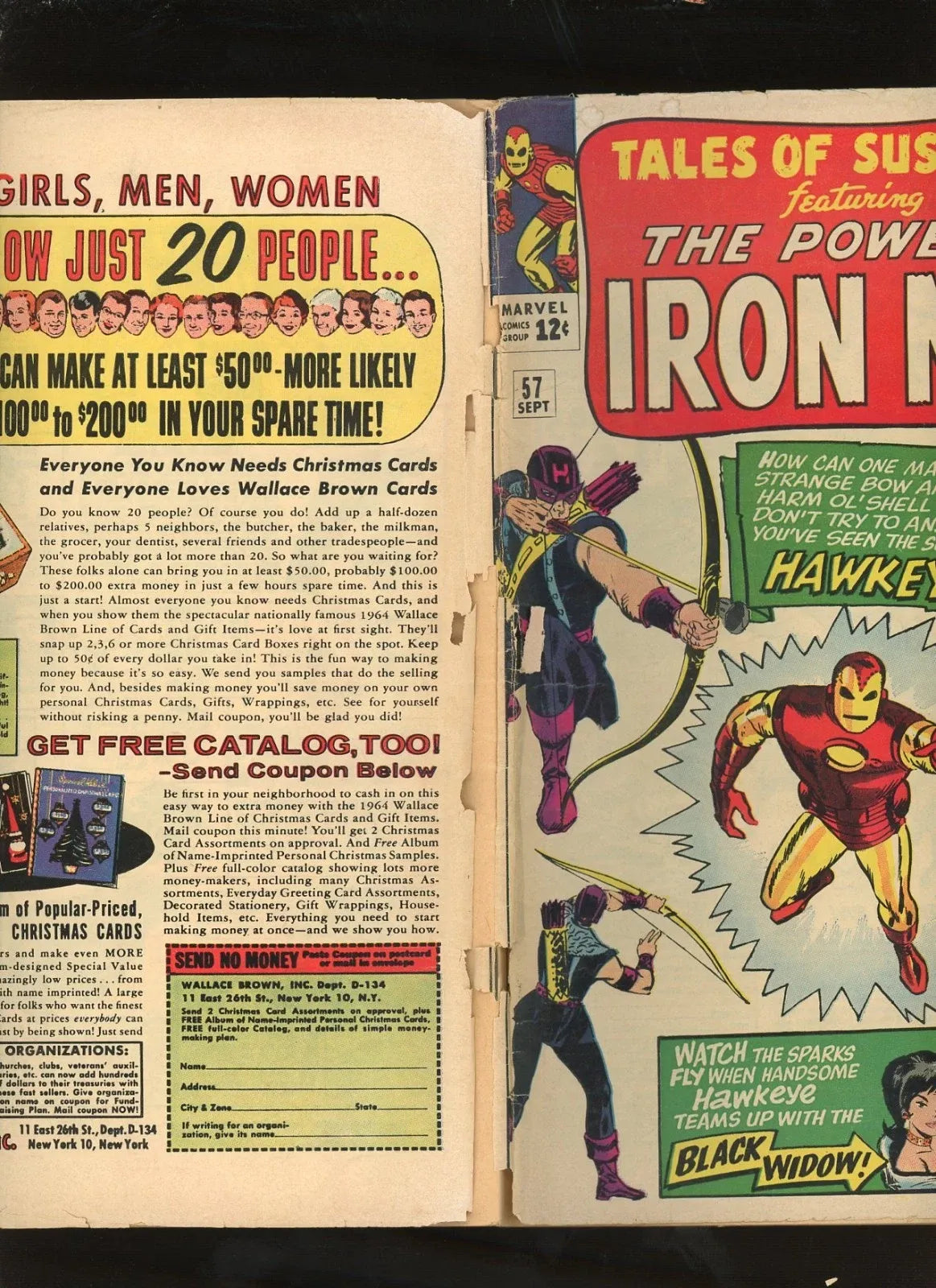 Tales of Suspense #57 (1964) additional condition photo collectible raw comic