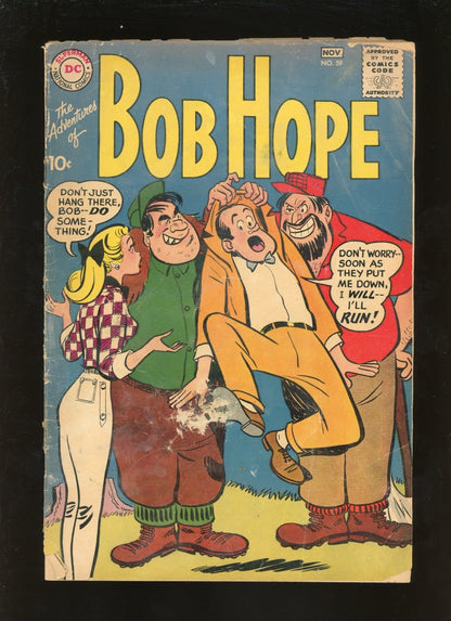 Adventures of Bob Hope #59 (1959) front cover collectible comic book