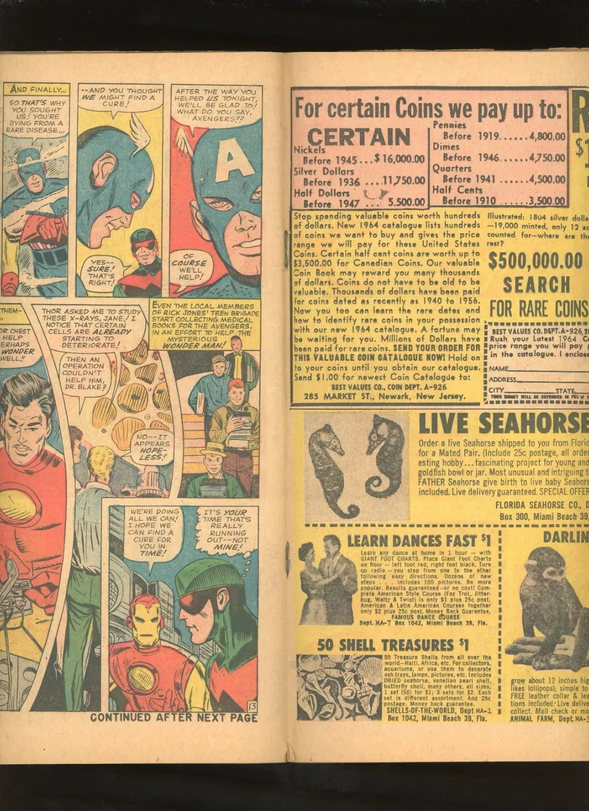 Avengers #9 (1964) additional condition photo collectible raw comic