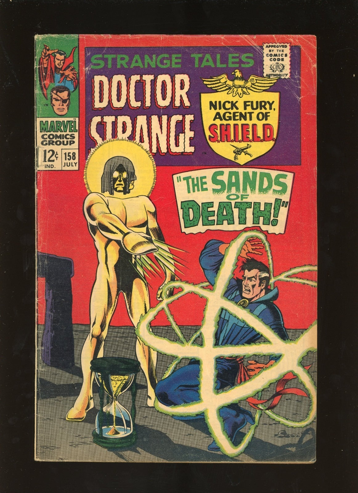 Strange Tales #158 (1967) interior page condition photo