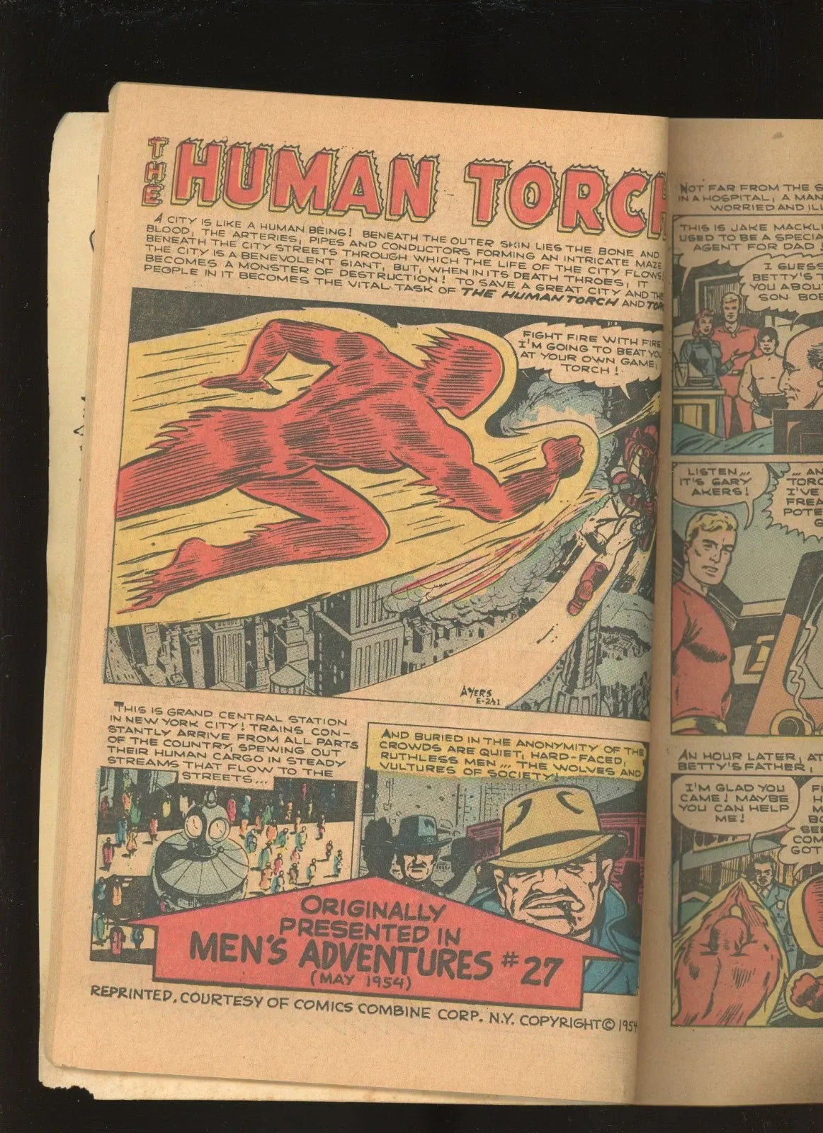 Marvel Super-Heroes #12 (1967) interior page condition photo