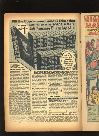 Tales to Astonish #55 (1964) interior page condition photo