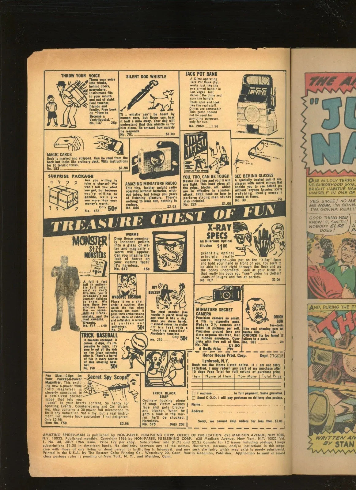Amazing Spider-Man #38 (1966) VG 4.0 2nd Mary Jane Cameo Last Ditko Issue product image - Pops Trading Company