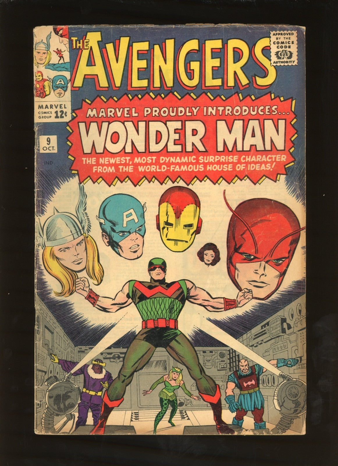 Avengers #9 (1964) front cover collectible comic book