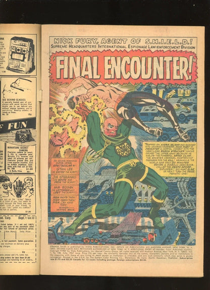 Strange Tales #158 (1967) front cover collectible comic book