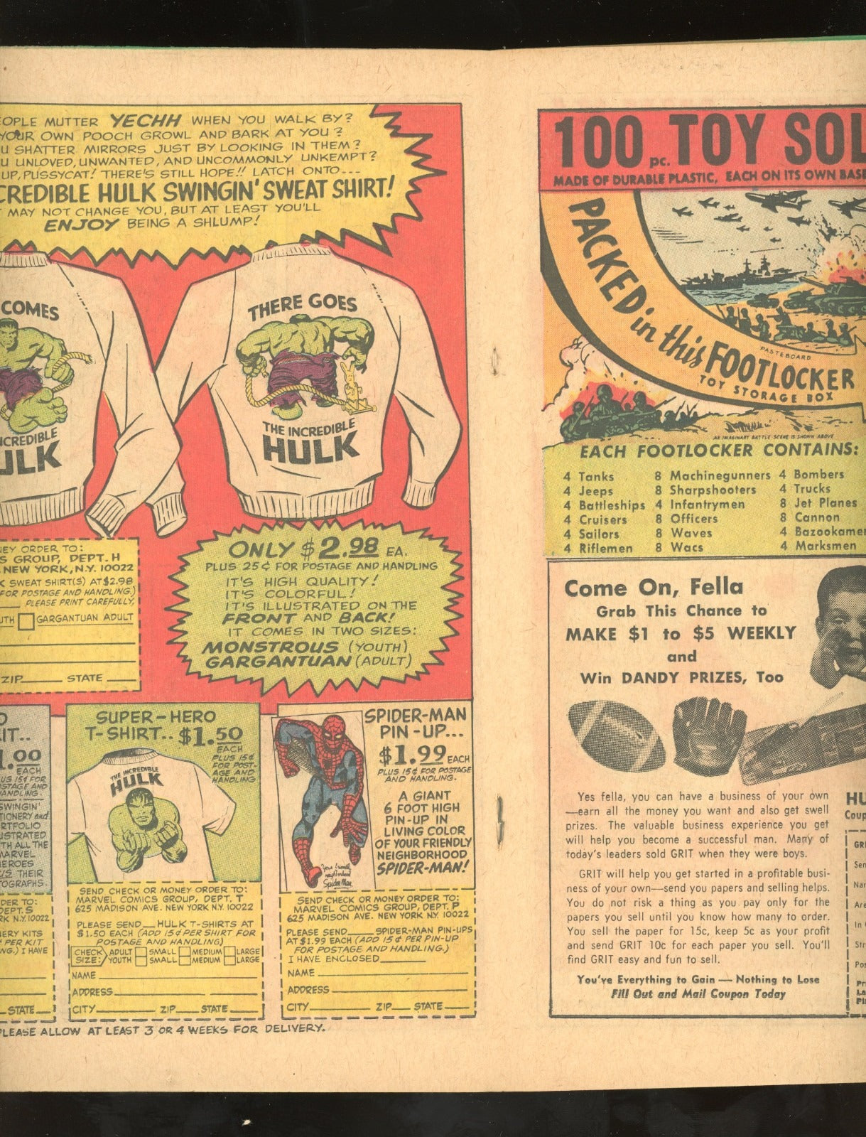 Tales to Astonish #78 (1966) close up spine and edge wear condition
