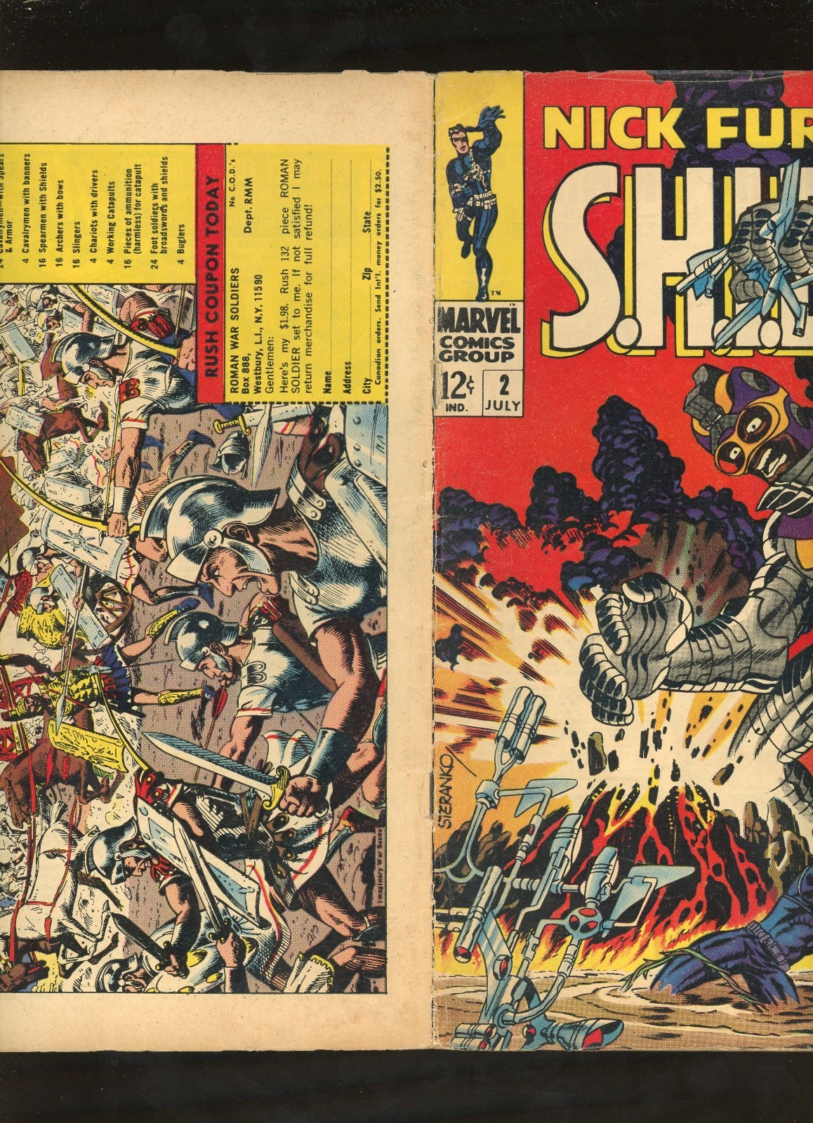 Nick Fury Agent of S.H.I.E.L.D. #2 (1968) additional condition photo collectible raw comic