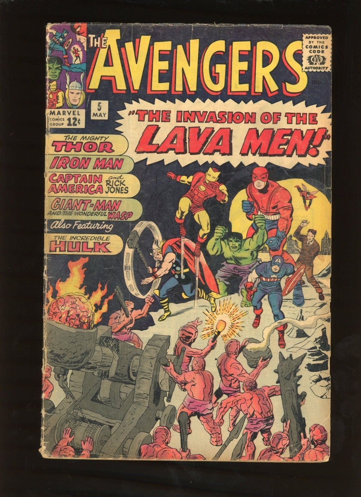 Avengers #5 (1964) front cover collectible comic book