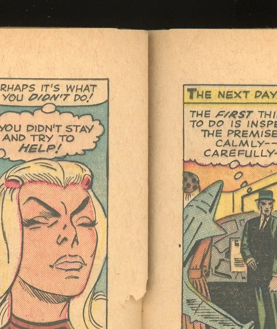 Amazing Spider-Man #36 (1966) centerfold and staples condition photo