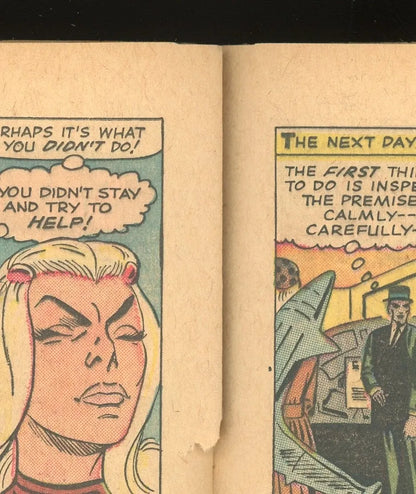 Amazing Spider-Man #36 (1966) centerfold and staples condition photo