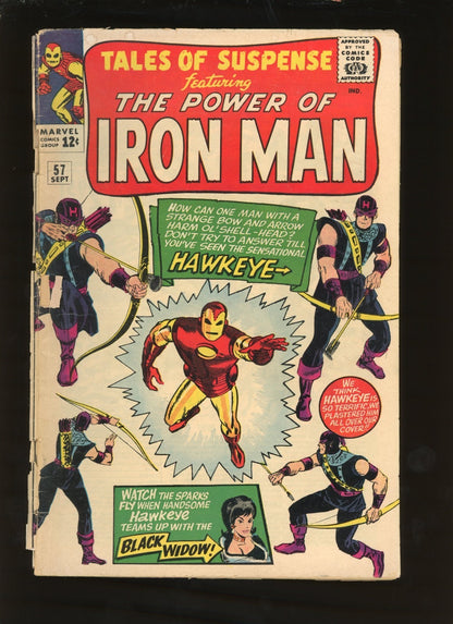 Tales of Suspense #57 (1964) front cover collectible comic book
