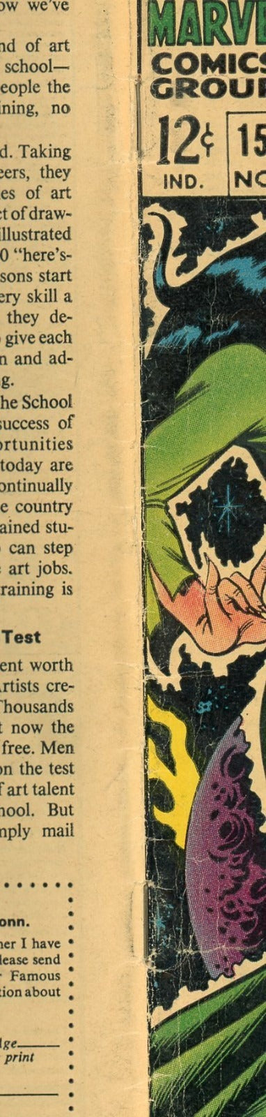 Strange Tales #150 (1966) additional condition photo collectible raw comic
