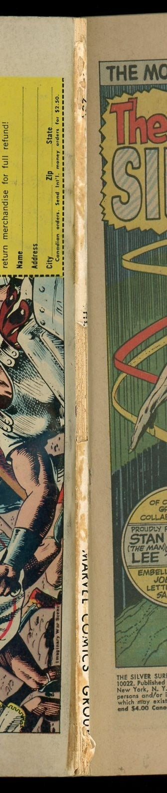 Silver Surfer #1 (1968) additional condition photo collectible raw comic