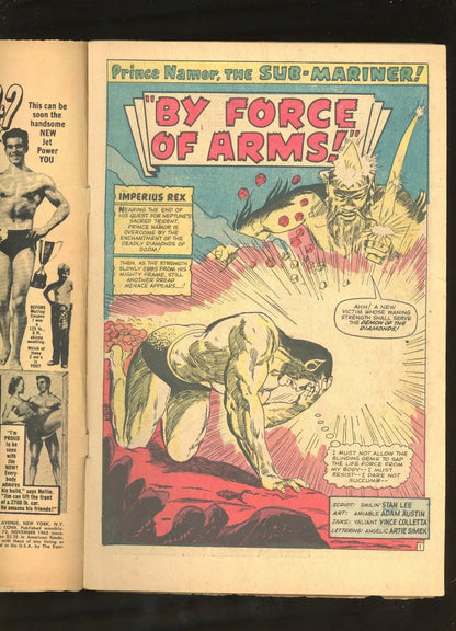 Tales to Astonish #73 (1965) centerfold and staples condition photo
