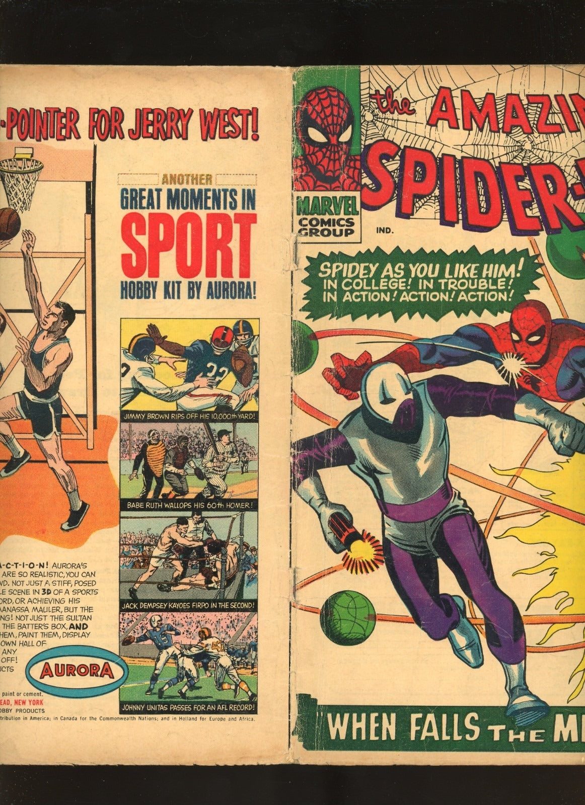 Amazing Spider-Man #36 (1966) interior page condition photo