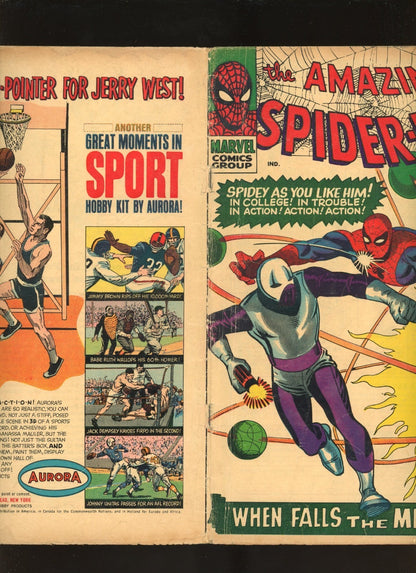 Amazing Spider-Man #36 (1966) interior page condition photo