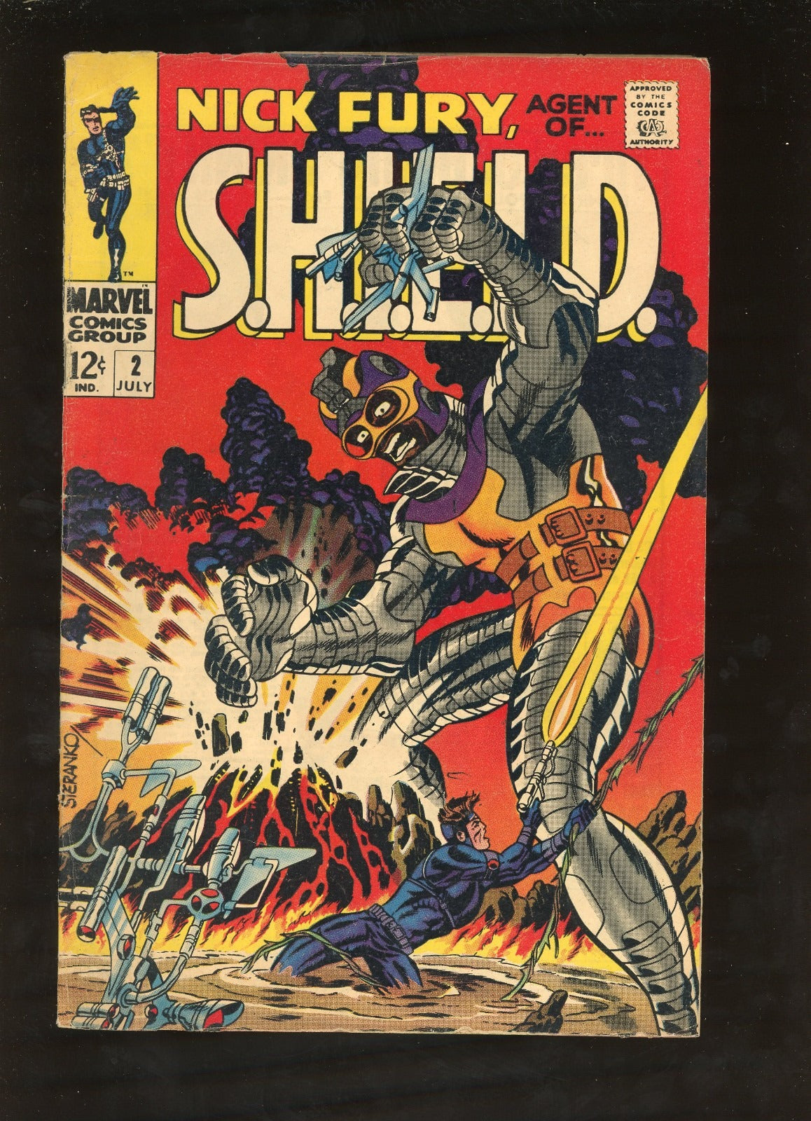 Nick Fury Agent of S.H.I.E.L.D. #2 (1968) front cover collectible comic book