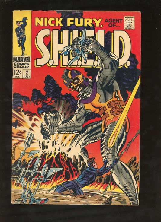 Nick Fury Agent of S.H.I.E.L.D. #2 (1968) front cover collectible comic book