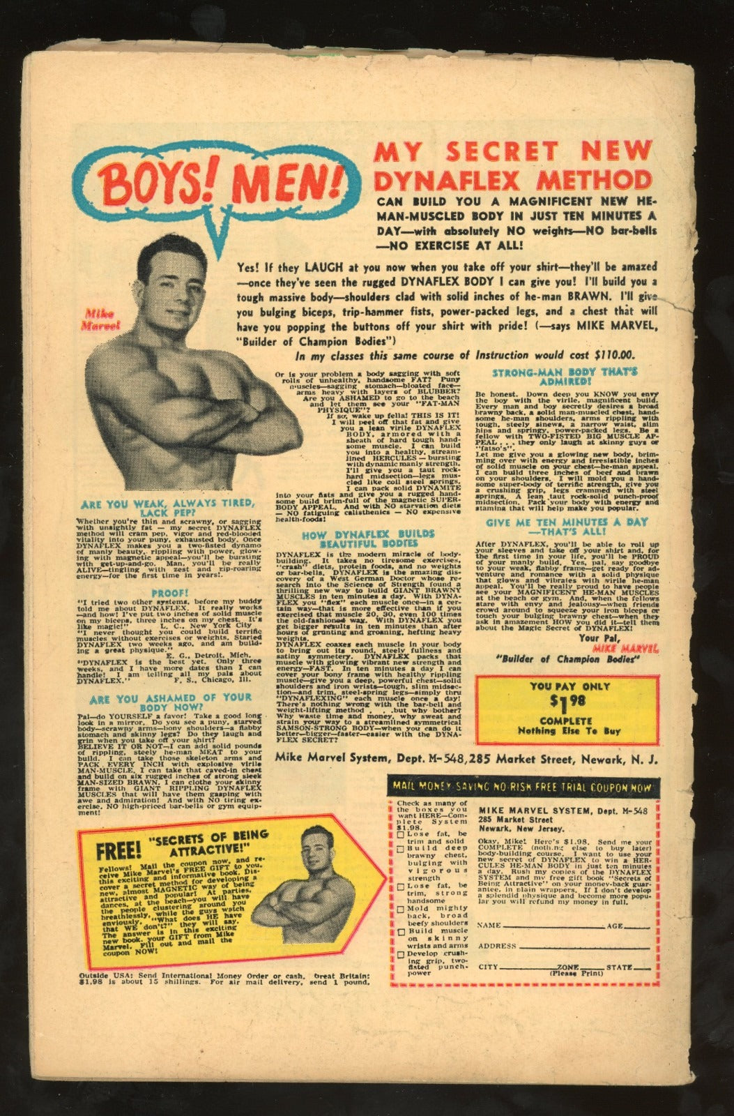 Tales to Astonish #78 (1966) back cover condition photo raw comic