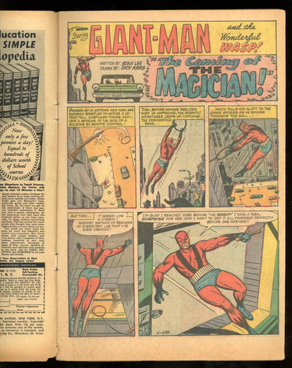 Tales to Astonish #56 (1964) close up spine and edge wear condition
