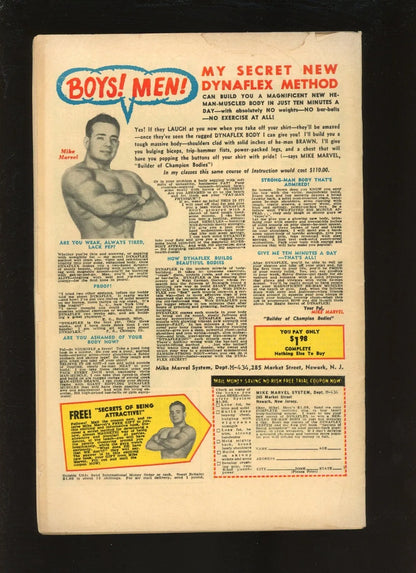 Tales of Suspense #63 (1965) back cover condition photo raw comic