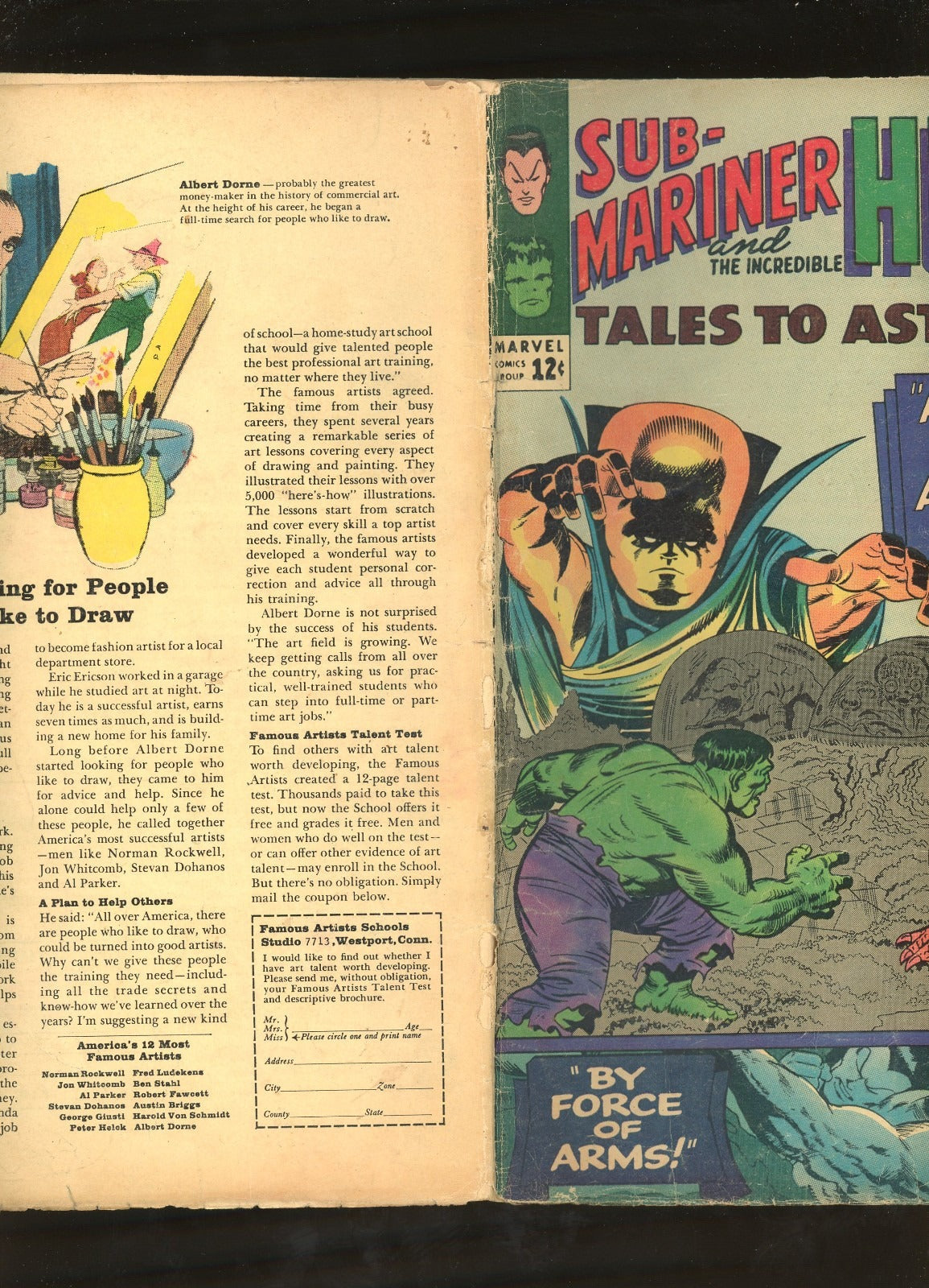 Tales to Astonish #73 (1965) back cover condition photo raw comic