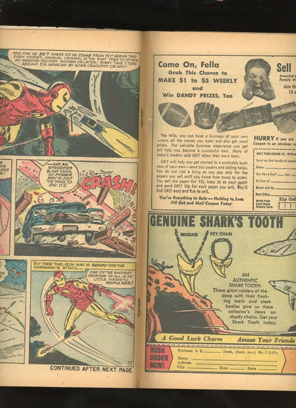 Tales of Suspense #57 (1964) interior page condition photo