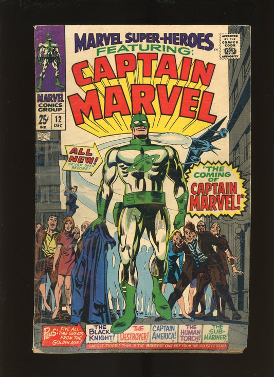 Marvel Super-Heroes #12 (1967) front cover collectible comic book