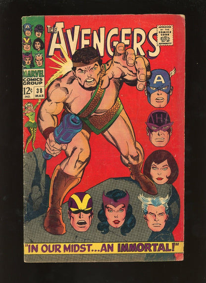 Avengers #38 (1967) front cover collectible comic book