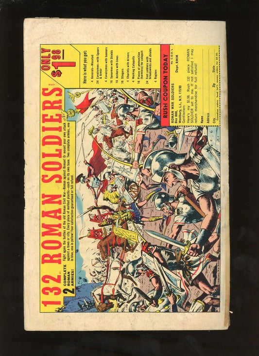 Silver Surfer #1 (1968) back cover condition photo raw comic