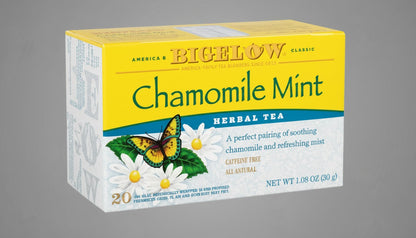 Bigelow Chamomile Mint Herbal Tea Tea Bags product image - Pops Trading Company