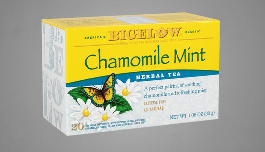 Bigelow Chamomile Mint Herbal Tea Tea Bags product image - Pops Trading Company