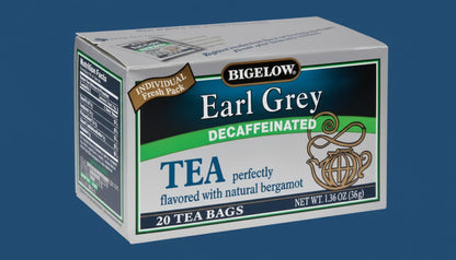 Bigelow Earl Grey Decaf Black Tea Tea Bags product image - Pops Trading Company